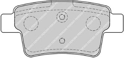 Комплект тормозных колодок, дисковый тормоз FERODO FDB1973