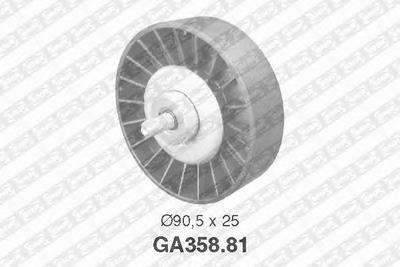 Паразитный / ведущий ролик, поликлиновой ремень SNR GA358.81