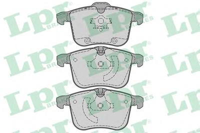 Комплект тормозных колодок, дисковый тормоз LPR 05P1244