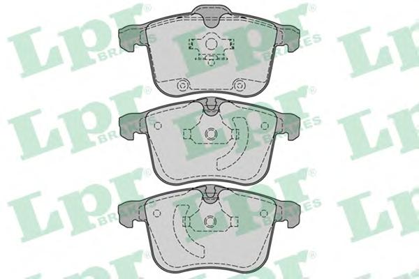 Комплект тормозных колодок, дисковый тормоз LPR