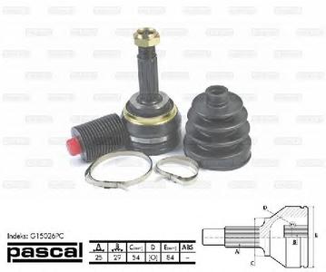 ШРУС PASCAL G15026PC