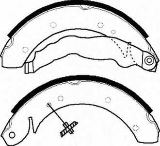 Комплект тормозных колодок FERODO FSB447