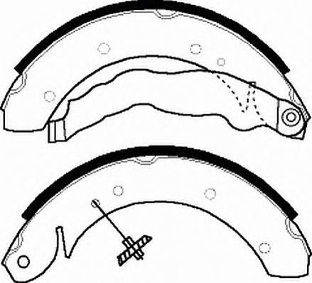Комплект тормозных колодок FERODO