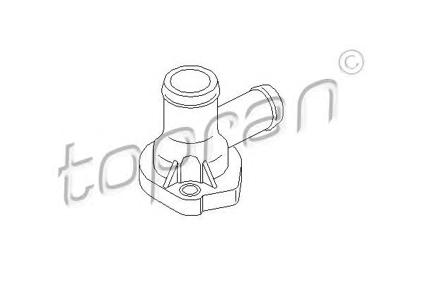 Фланец охлаждающей жидкости TOPRAN