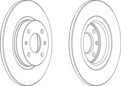 Тормозной диск FERODO DDF141