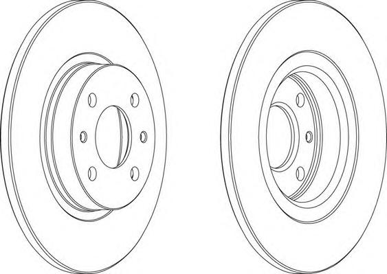 Тормозной диск FERODO