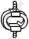 Резиновые полоски, система выпуска BOSAL 255-511