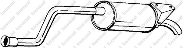 Глушитель выхлопных газов конечный BOSAL