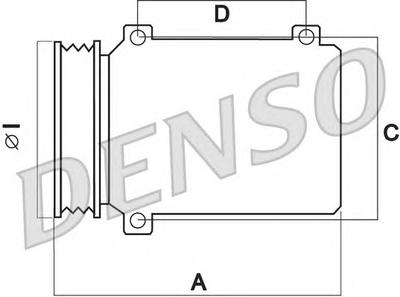 Компрессор, кондиционер DENSO DCP21014