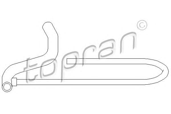 Шланг, вентиляция картера TOPRAN