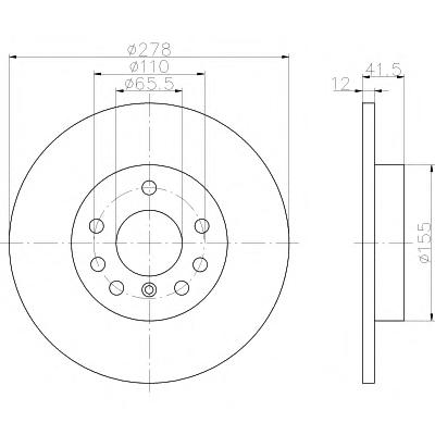 Тормозной диск TEXTAR
