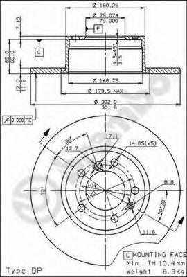 Тормозной диск BREMBO