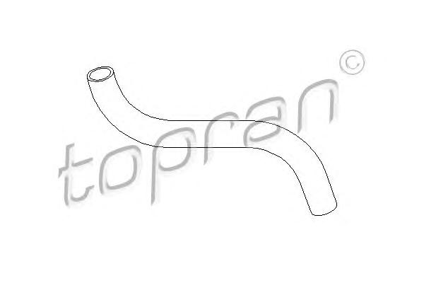 Патрубок системы охлаждения TOPRAN