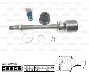 ШРУС PASCAL G82004PC