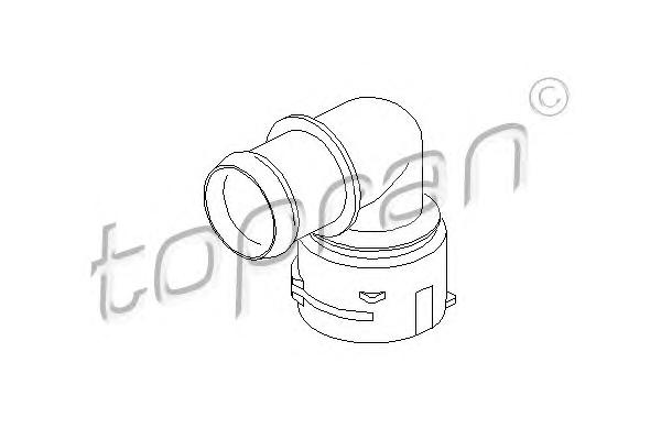Фланец охлаждающей жидкости TOPRAN