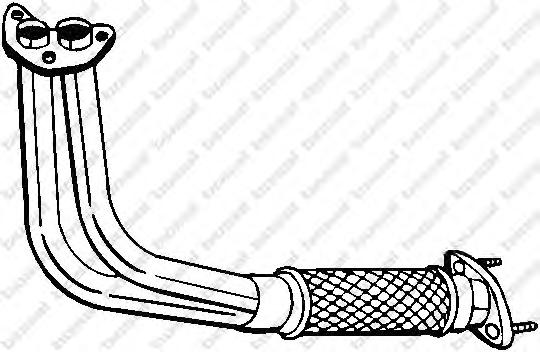 Труба выхлопного газа BOSAL