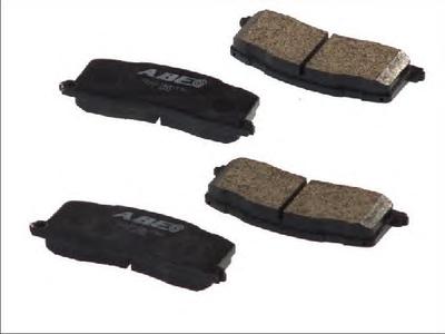 Комплект тормозных колодок, дисковый тормоз ABE C22011ABE