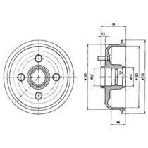 Тормозной барабан DELPHI BF229