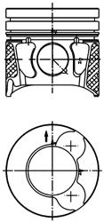 Поршень KOLBENSCHMIDT