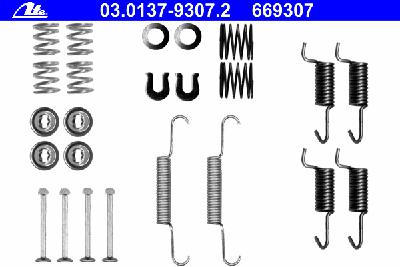 Комплектующие, стояночная тормозная система ATE 03.0137-9307.2