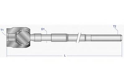 Осевой шарнир, рулевая тяга MOOG VV-AX-3285