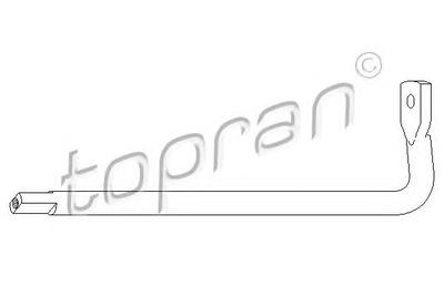 Натяжная планка, поликлиновой ремень TOPRAN 109 743