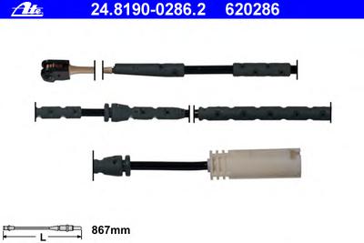 Датчик износа тормозных колодок ATE 24.8190-0286.2