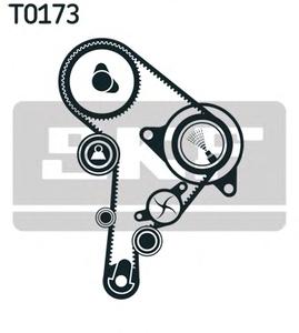 Водяной насос + комплект зубчатого ремня SKF VKMC 01244