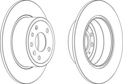 Тормозной диск FERODO DDF811