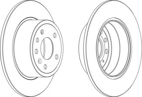 Тормозной диск FERODO