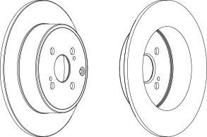 Тормозной диск FERODO
