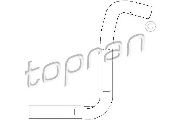 Шланг, вентиляция картера TOPRAN