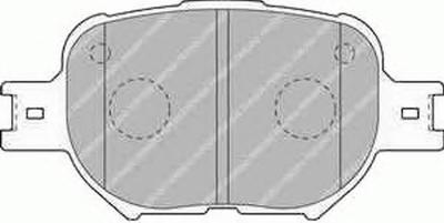 Комплект тормозных колодок, дисковый тормоз FERODO FDB1528
