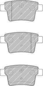 Комплект тормозных колодок, дисковый тормоз FERODO FDB1885