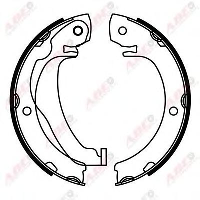 Комплект тормозных колодок, стояночная тормозная система ABE