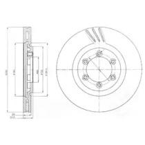 Тормозной диск DELPHI BG4112