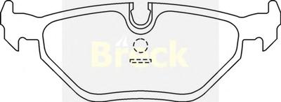 Комплект тормозных колодок, дисковый тормоз BRECK 20995 00 704 00