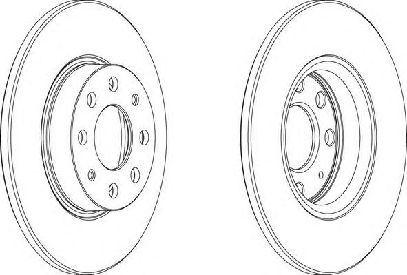 Тормозной диск FERODO