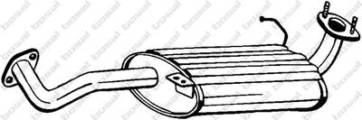 Средний глушитель выхлопных газов BOSAL 281-511