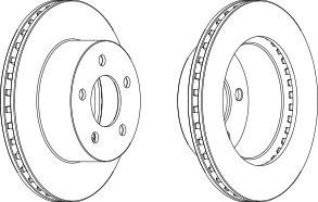 Тормозной диск FERODO