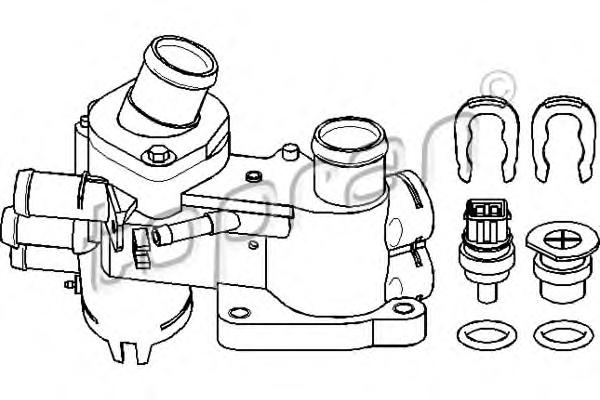 Корпус термостата TOPRAN
