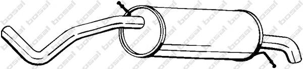 Глушитель выхлопных газов конечный BOSAL