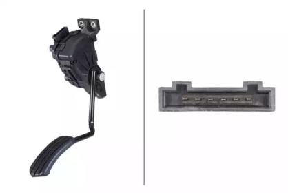 Датчик, положение педали акселератора HELLA