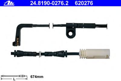 Датчик износа тормозных колодок ATE 24.8190-0276.2
