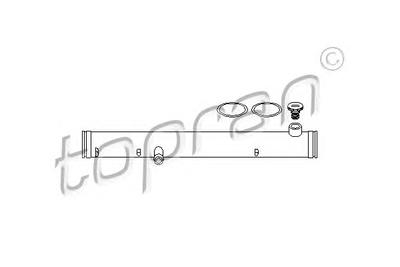 Трубка охлаждающей жидкости TOPRAN 108 843