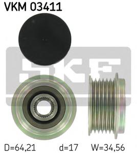 Механизм свободного хода генератора SKF VKM 03411