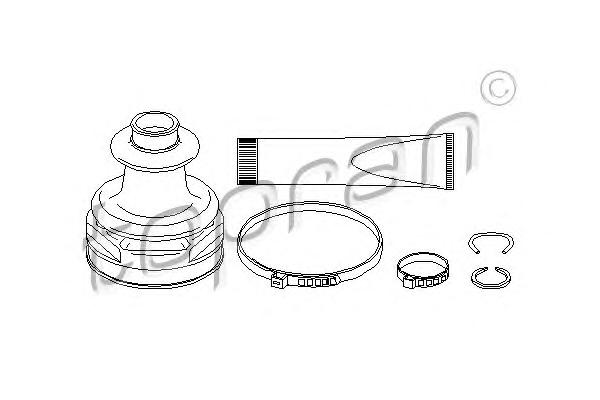 Пыльник ШРУСа TOPRAN