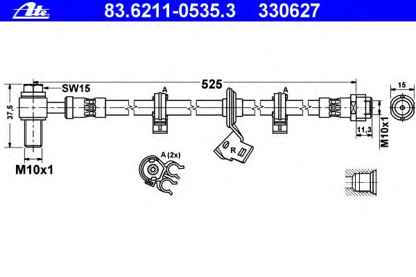Тормозной шланг ATE