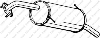 Глушитель выхлопных газов конечный BOSAL 171-045