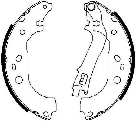 Комплект тормозных колодок FERODO